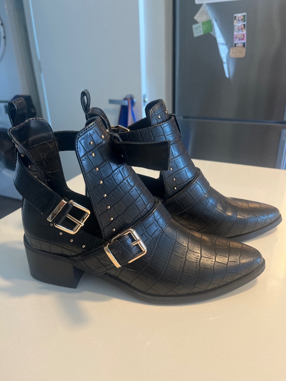 Heeled ankle boots